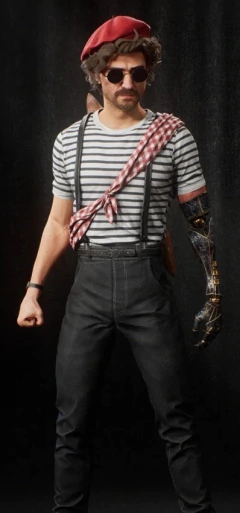 Kit suspensório e cinto