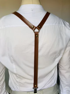 Kit suspensório e gravata em sintético - comprar online