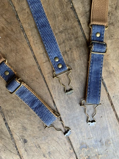 Suspensório jeans e elástico - comprar online