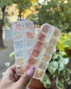 Papel oro, plata y cobre más organizador