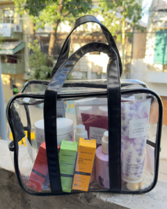 Neceser de cuero ecológico y plástico city girls - comprar online