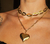 CHOKER LUXO OURO - loja online