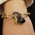 PULSEIRA CORAÇÃO NEGRO MODELO CARTIER