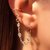 BRINCO DE ARGOLA FECHADA E PIERCING FAKE PONTOS DE LUZ - comprar online
