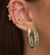 PIERCING FAKE DUPLO CRUZ E CORAÇÃO