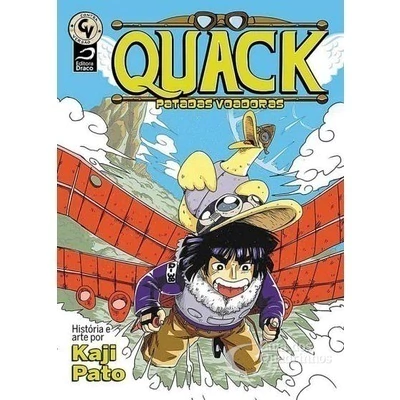 Mangá BR Quack Patadas Voadoras Volume Único Editora Draco Kaji Pato ( Novo e Lacrado ) - comprar online