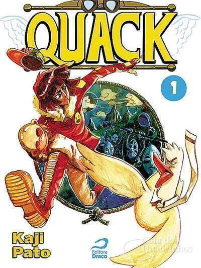 Mangá BR Quack Kaji Pato Nº1 a Nº5 Draco Editora ( Novo e Lacrado )