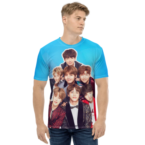 BTS - Azul - Camiseta de Kpop