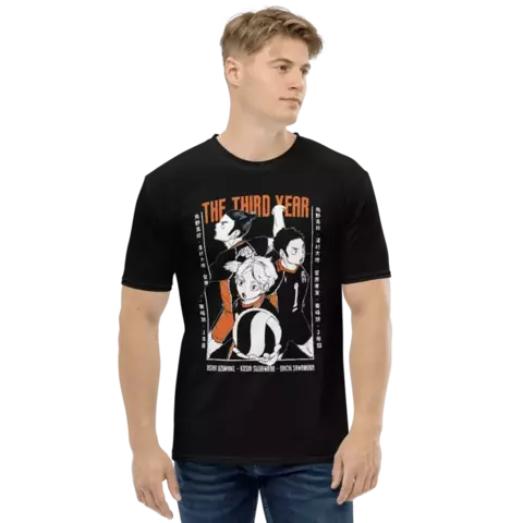 HAIKYUU !! - Asachi, Sugawara e Daichi Third Year - Camiseta Dry Fit de Animes - comprar online