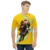 Camiseta masculina amarela Andy Bogard City of The wolves frontal