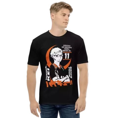 HAIKYUU !! - Kei Tsukishima - Camiseta Dry Fit de Animes - comprar online