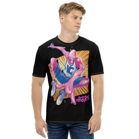 JUNDCOMICS - Homem-Chiclete . Rafael de Latorre - Camiseta Dry Fit Quadrinhos Nacionais