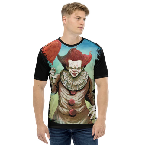 IT - Pennywise e o Balão - Camiseta de Cinema Terror