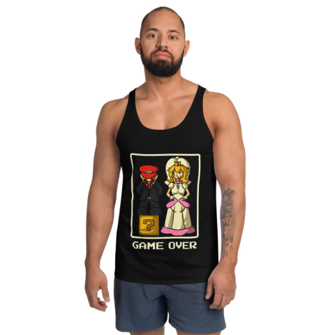 MARIO - Game Over - Regata Dry Fit de Games - comprar online