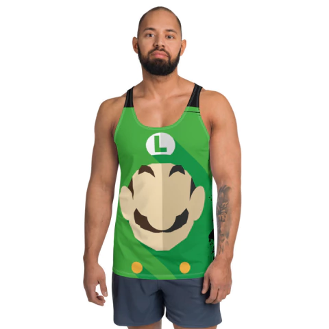 MARIO - Luigi Minimal - Regata Dry Fit de Games - comprar online