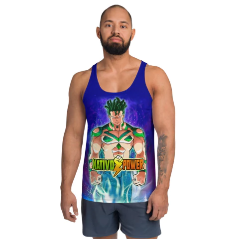 NATIVO POWER - Encarando - Regata Dry Fit Mangás Brazukas - comprar online