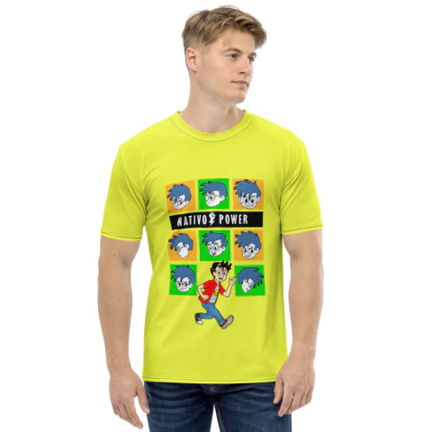 NATIVO POWER - Expressões de Salven - Camiseta Dry Fit Mangás Brazukas