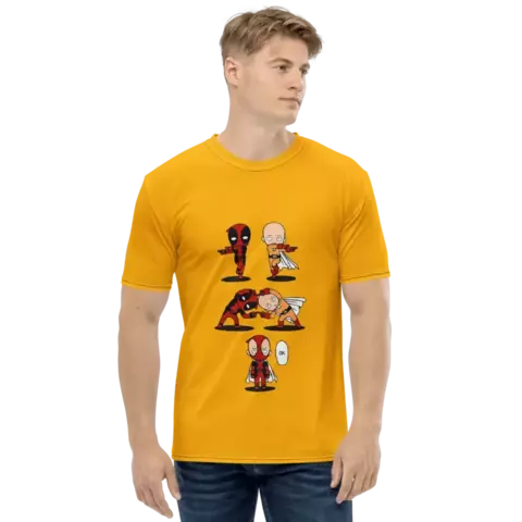 ONE PUNCH MAN - Fusão Saitama e Deadpool - Camiseta Dry Fit de Animes - comprar online