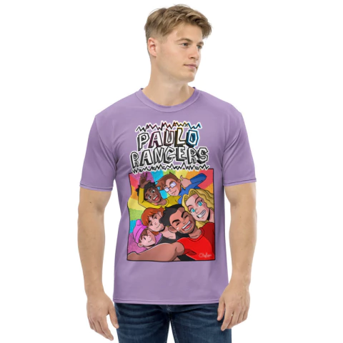 ARMON - Paulo Ranges . Selfie dos Paulos - Camisetas Dry Fit de Mangás Brazukas