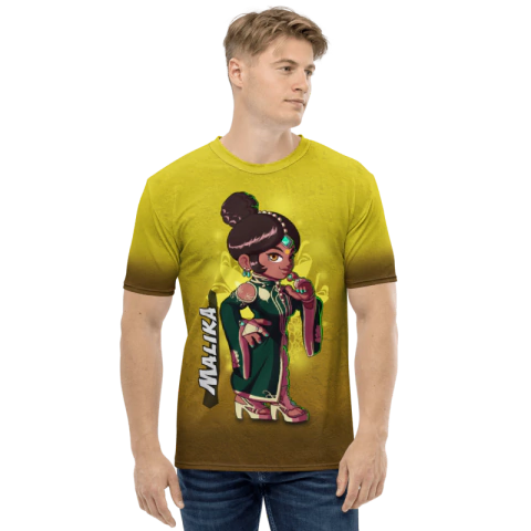 STATERA - Pocket Bravery . Malika Sharma - Camiseta Dry Fit de Games Brazukas