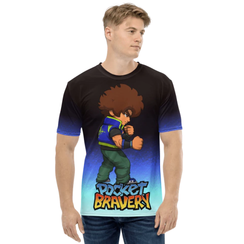 STATERA - Pocket Bravery . Nuno Alves Modelo 2 - Camiseta Dry Fit de Games Nacionais