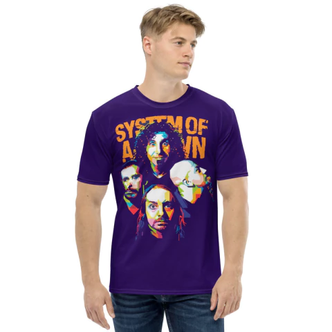SYSTEM OF A DOWN - Faces - Camiseta de Rock Metal