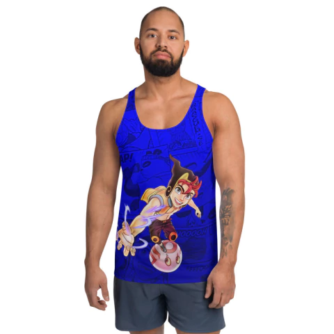 TROPICARIA - Hokui e Seu Glooming - Regata Dry Fit de Mangás Brazukas - comprar online