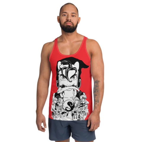 TROPICARIA - Hokui Peixe na Boca - Regata Dry Fit de Mangás Brazukas - comprar online