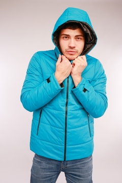 CAMPERA INFLABLE-Turquesa