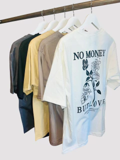 REMERA MONEY - Linea Over (Arena) - comprar online