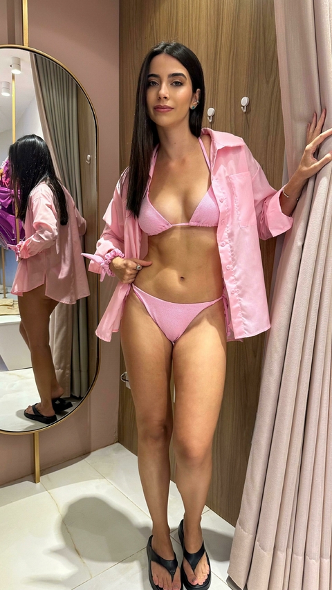 Biquíni Julia Lurex Canelado Rosa Bebê - comprar online