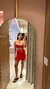 Biquíni Luize Textura Vermelho Asa - loja online