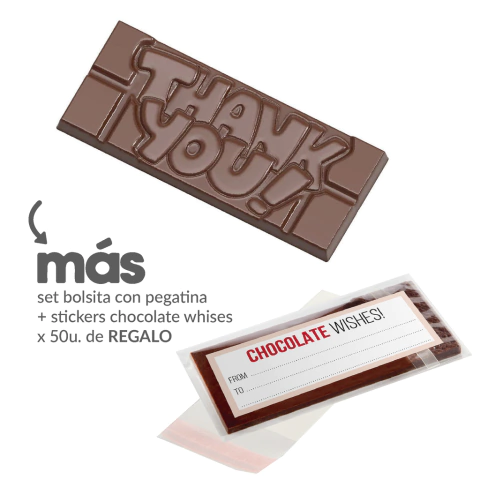 TABLET THANK YOU CW12004 45 gr (+ Bolsitas + Pegatina)