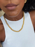 COLAR TRANÇA FOLHEADO 18K