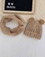 GORRO + CUELLITO CAMEL - comprar online