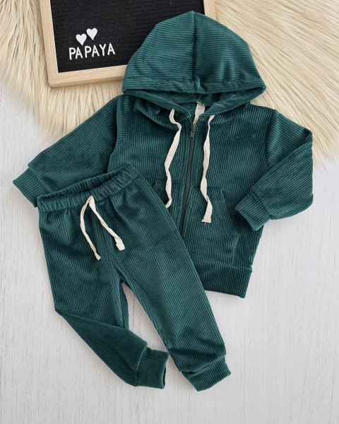 CONJUNTO PLUSH VERDE INGLÉS - comprar online