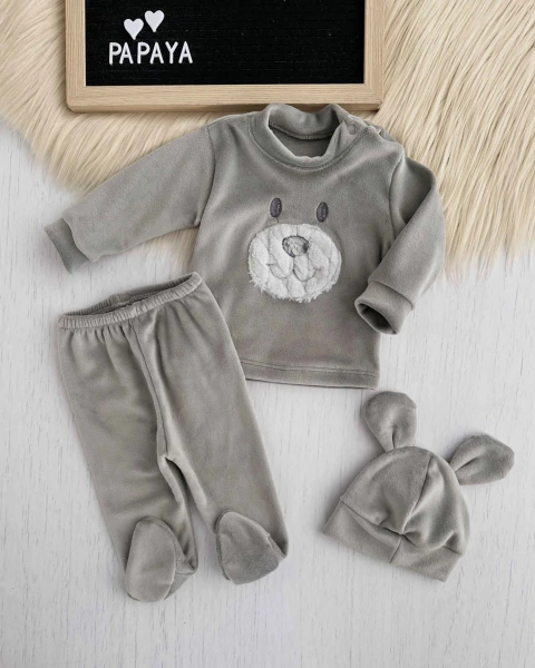 TRÍO OSITO GRIS - comprar online