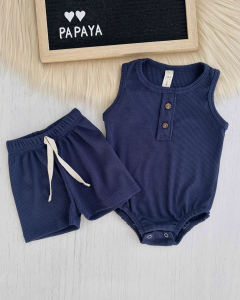 CONJUNTO MUSCULOSA MARINO - comprar online