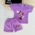 CONJUNTO MINNIE LILA