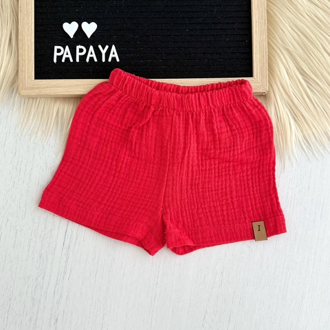 SHORT PRIETO ROJO