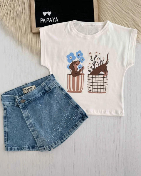 REMERA DOG FLOWER - comprar online