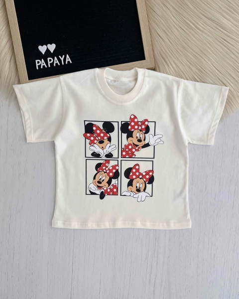 REMERA MINNIE CARAS - comprar online