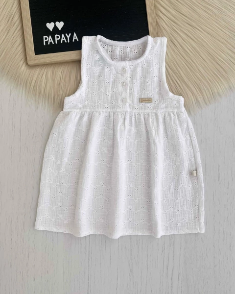 VESTIDO ALMA BLANCO - comprar online