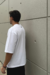 [WHITE] Boxy Oversized Crew Neck T-Shirt - comprar online