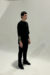 [BLACK] Boxy Oversized Crew Neck T-Shirt - Reminder.