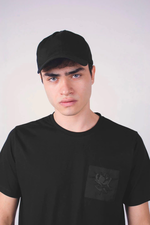 Remera Full Black Rose