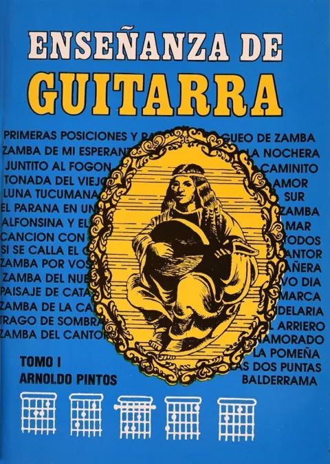 COLECCIÓN DE ENSEÑANZA DE GUITARRA. TOMOS 1 AL 13. ARNOLDO PINTOS