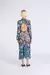 VESTIDO EMPAPELADO GRIS - comprar online