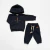 CAMPERA NEGRO MICROPANAL - ART. 1230 - Baby Roma