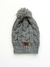 GORRO TRENZAS GRIS - ART. 9035